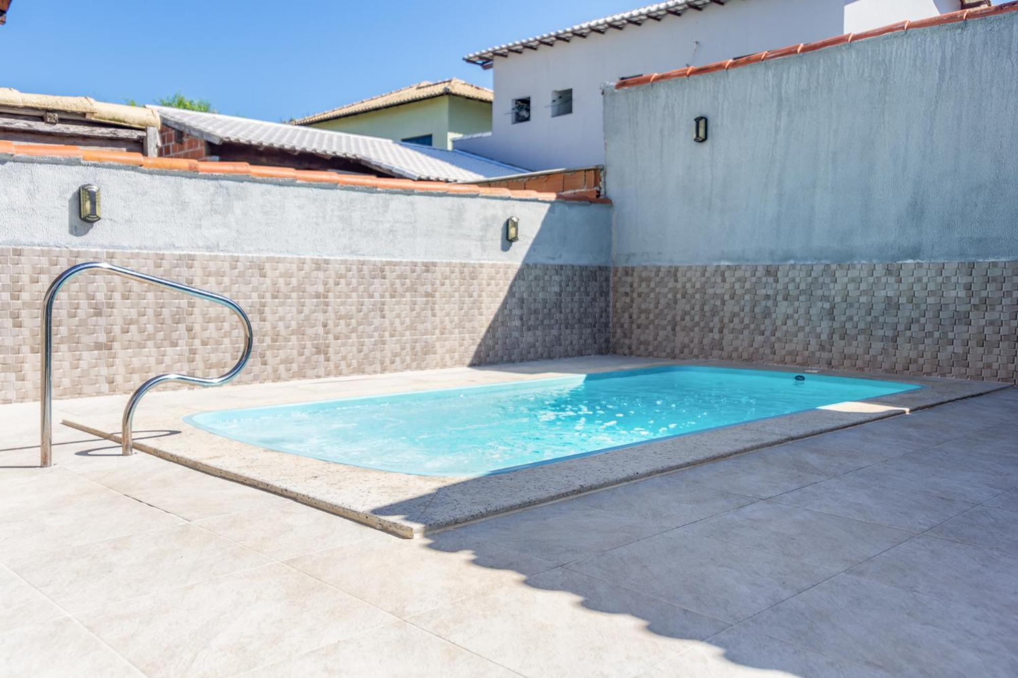 Refugio Tropical Casa De Praia Com Piscina Aquecida E 4 Suites E Garagem 3 Carros, 800 Mtrs Da Praia Internet 700 Mbps, Condominio Privado Com Pista De Skate , Quadra De Futevolei , Campos E Quadras De Futebol! Cabo Frio Exterior foto