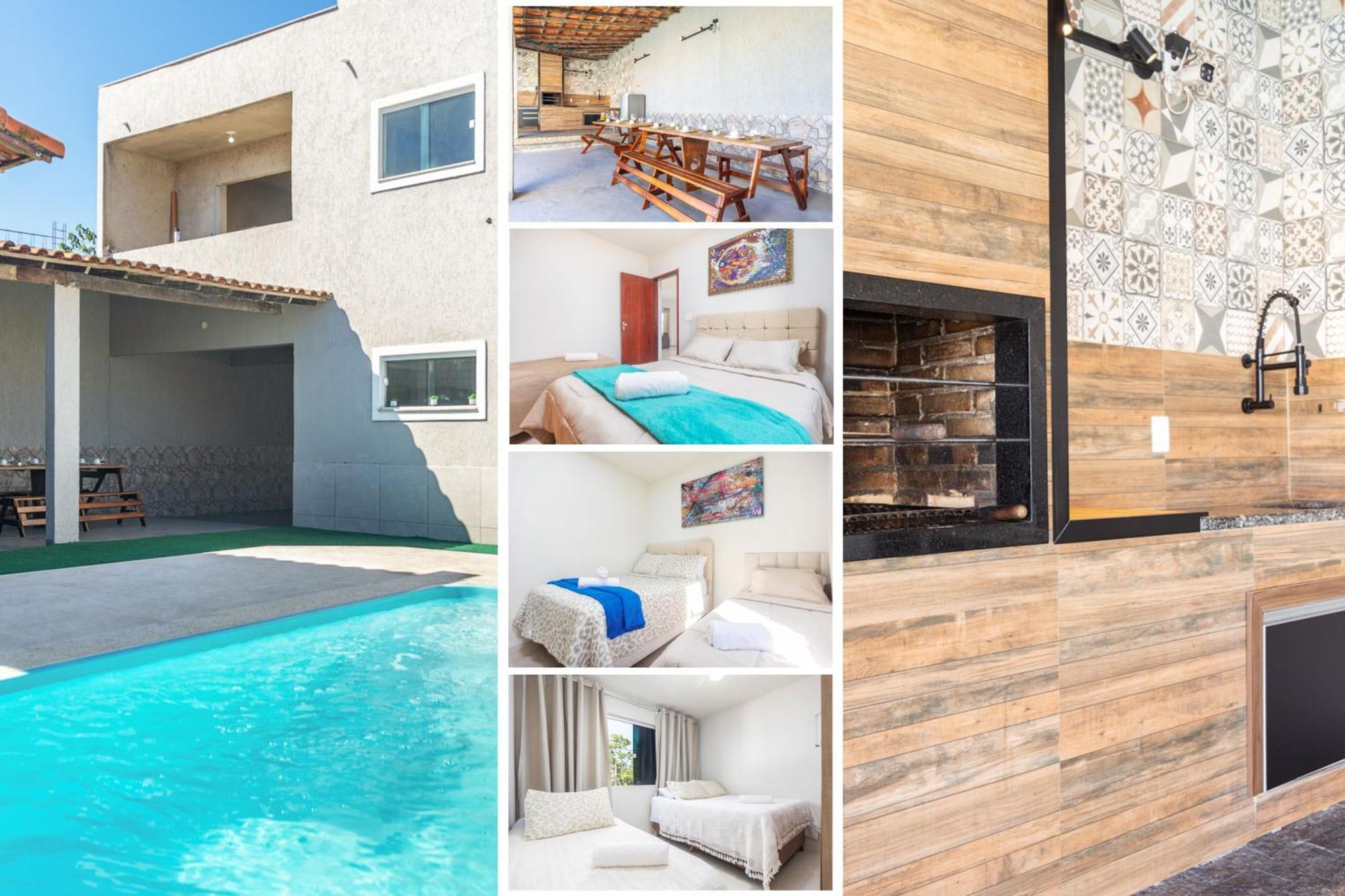 Refugio Tropical Casa De Praia Com Piscina Aquecida E 4 Suites E Garagem 3 Carros, 800 Mtrs Da Praia Internet 700 Mbps, Condominio Privado Com Pista De Skate , Quadra De Futevolei , Campos E Quadras De Futebol! Cabo Frio Exterior foto