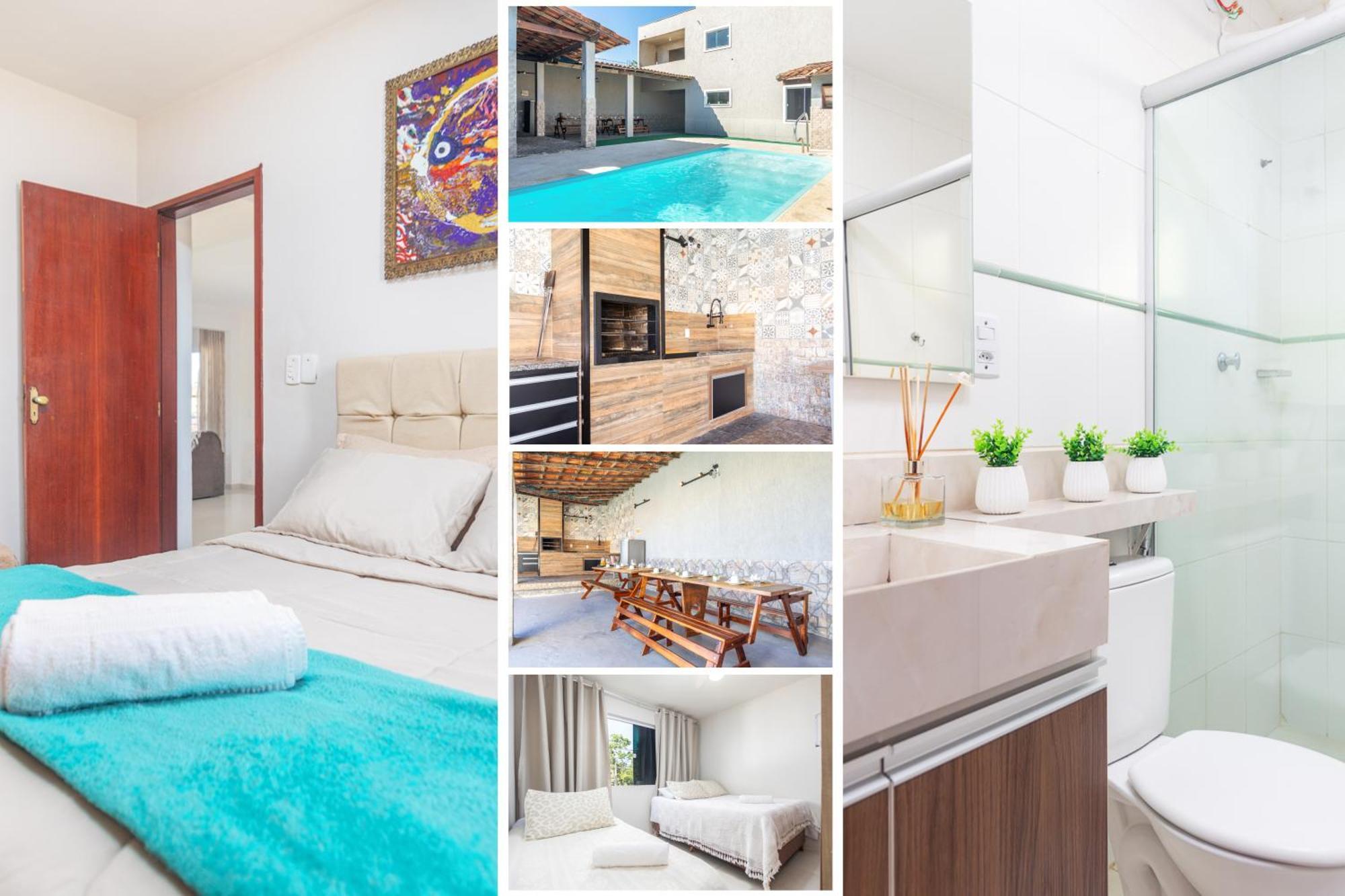 Refugio Tropical Casa De Praia Com Piscina Aquecida E 4 Suites E Garagem 3 Carros, 800 Mtrs Da Praia Internet 700 Mbps, Condominio Privado Com Pista De Skate , Quadra De Futevolei , Campos E Quadras De Futebol! Cabo Frio Exterior foto